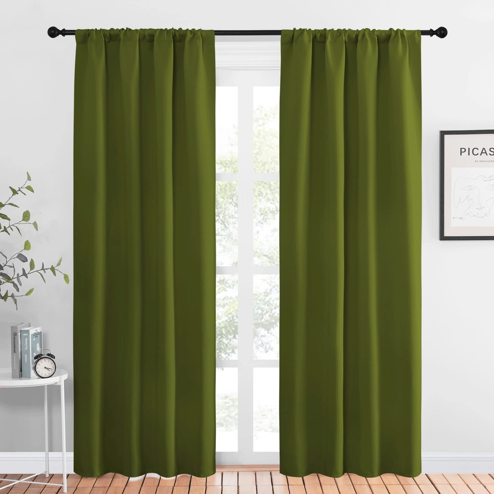 NICETOWN Thermal Insulated Blackout Curtain for Kitchen Window Functionality