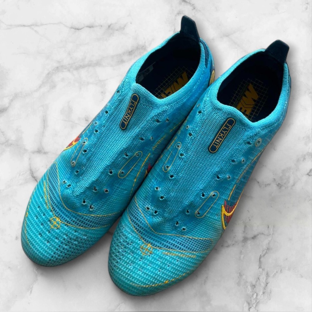 Nike Mercurial Vapor 14 Elite AG Soccer Cleats Blue US 7 Used DJ2833-484