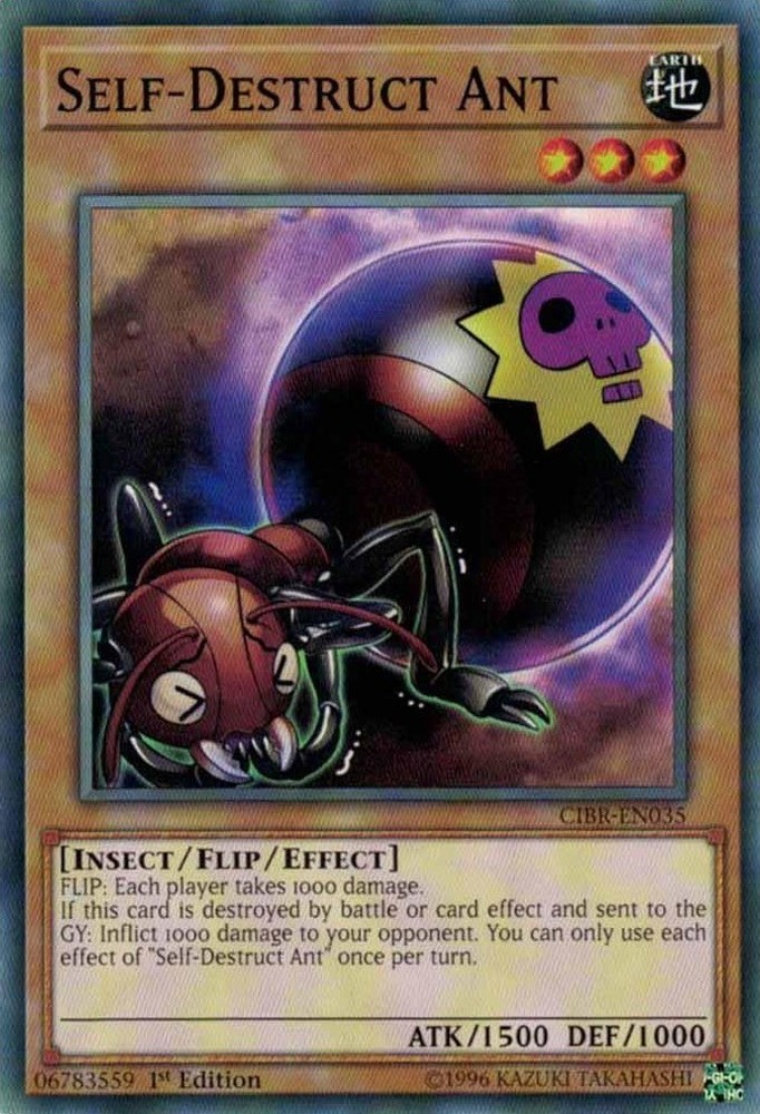 Self-Destruct Ant CIBR-EN035 Common 1st Edition NM Circuit Break Yugioh  