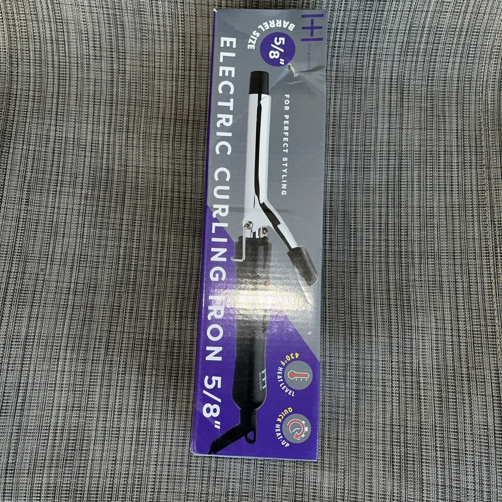 5/8 Inch Electric Curling Iron with Hot & Hotter Temperature Settings