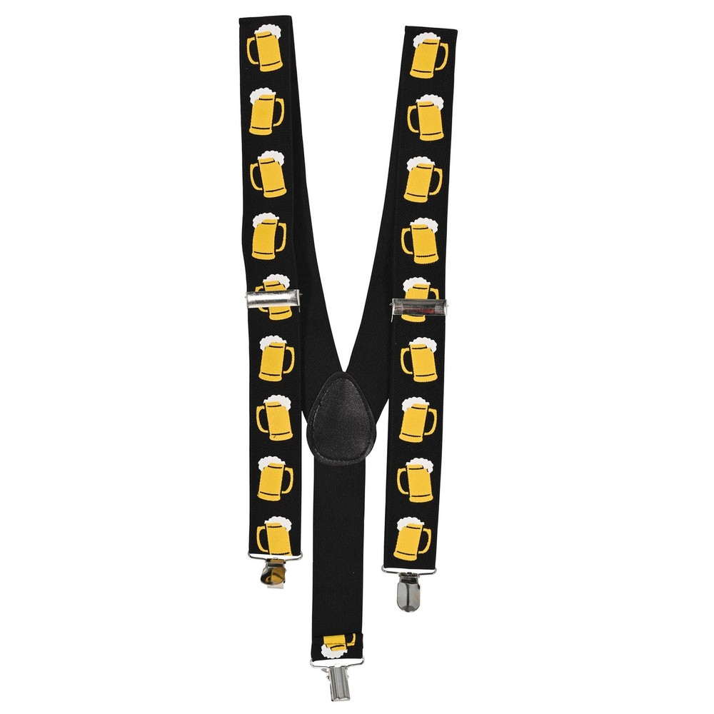 Beer Mug Suspenders - Oktoberfest Party Decor by Beistle