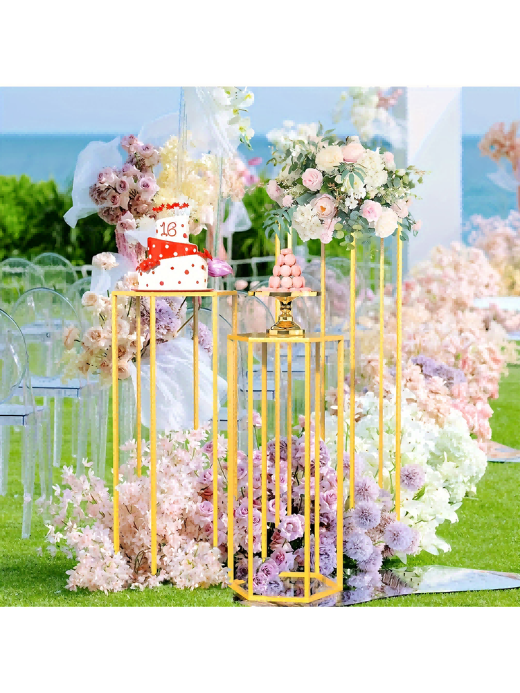 6-Sided 3-Piece Storage Rack for Vases Decor Bottles XYHL6 with Discounts