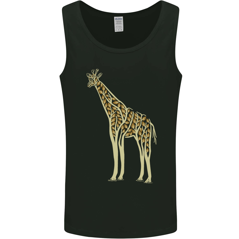Giraffe Ecology Mens Vest Tank Top