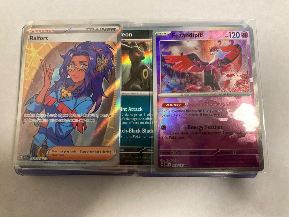 Pokemon TCG Prismatic Evolutions Pokeball, EX - Choose Your Card Free Shipping!