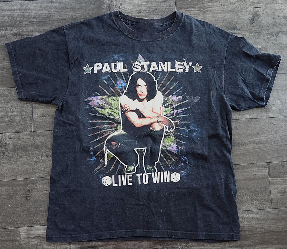 Paul Stanley Live To Win Album T-shirt S to 5XL BA286 FREE SHIPPING