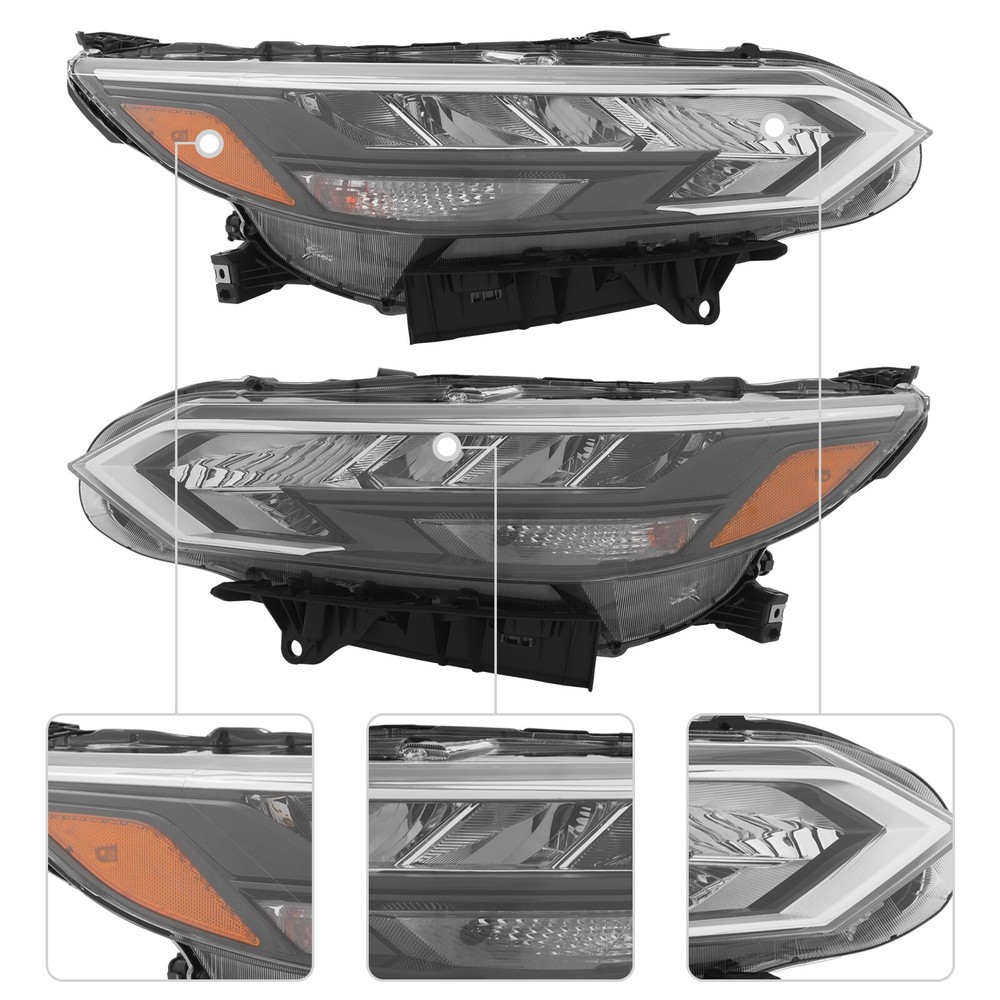 2024-2025 Nissan Sentra SR LED Headlight Assembly Pair 7-Pin Left Right