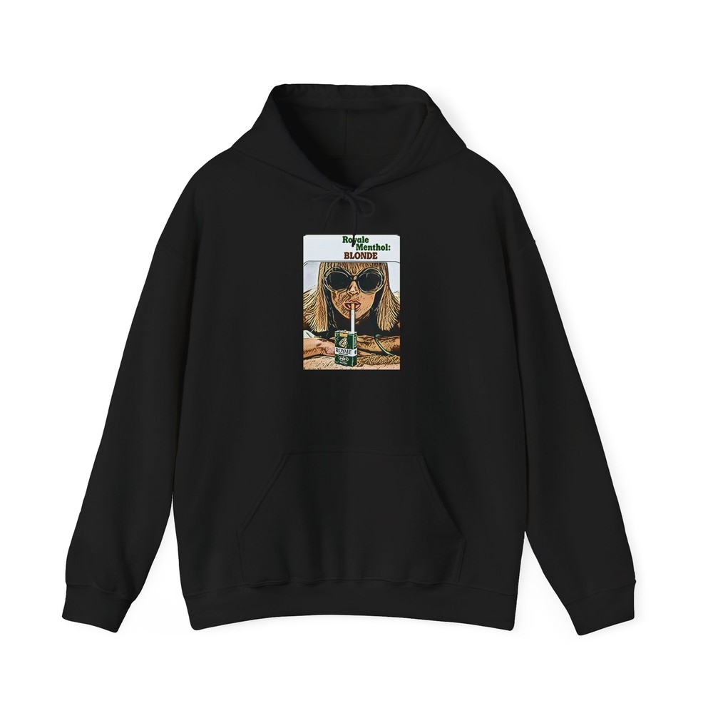 Royale Menthol Blonde Retro Graphic Print Unisex Heavy Blend™ Hooded Sweatshirt