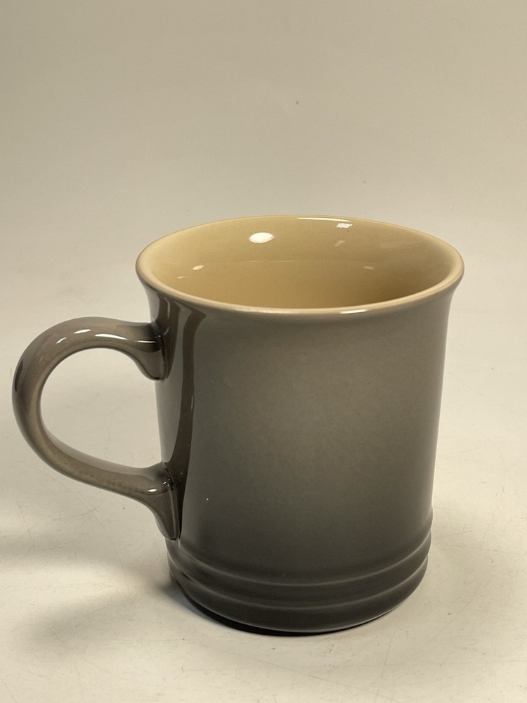 Le Creuset Seconds Stoneware 400ml 14oz Coffee Mug Cup - Flint