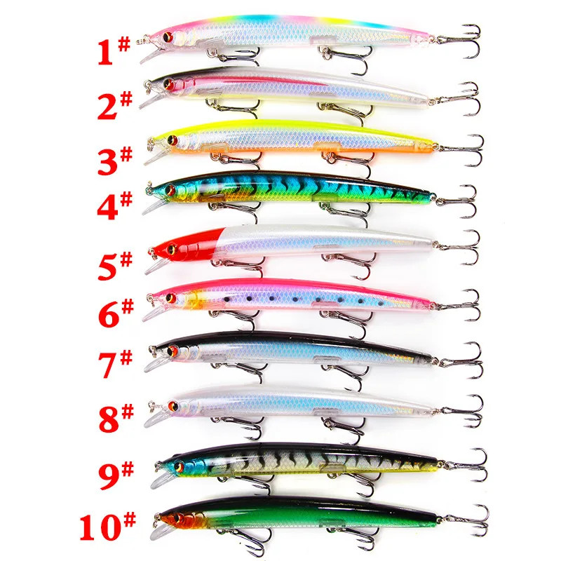 Multi-Colors Floating Bionic Big Fishing Minnow Lure Artificial Hard Bait