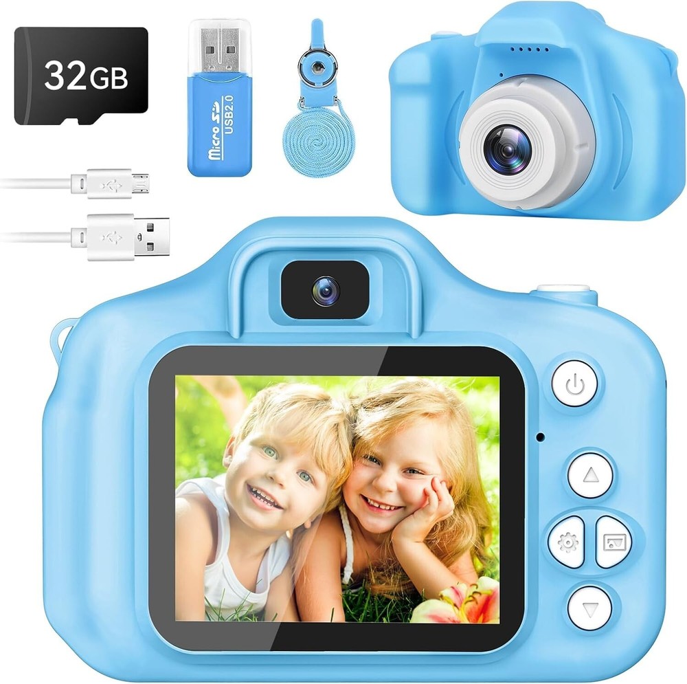 Kids Camera with 32GB SD 🎁 Gift for Boys & Girls Ages 3-10 | GPOSY Digital📸