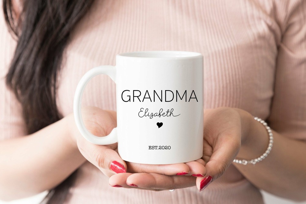 Grandma Mug Pregnancy Announcement Mom Promoted To Grandma  Customised Mug