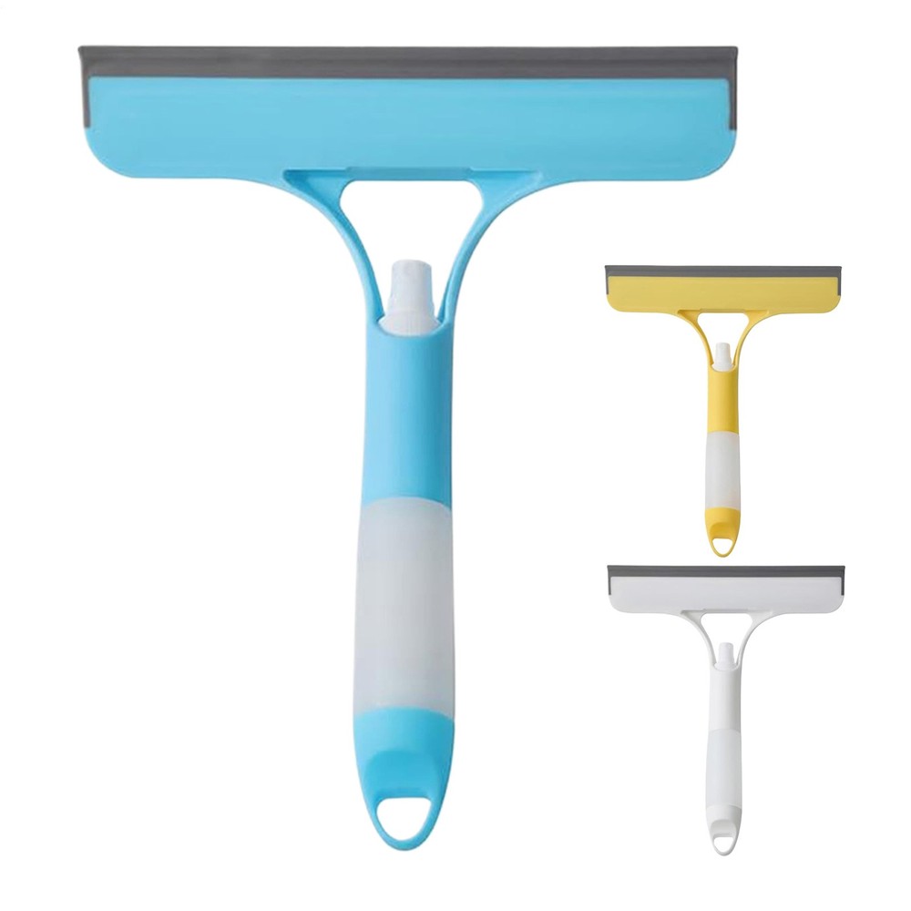 Glass Spray Bottle & Squeegee Kit for Streak-Free Cleaning