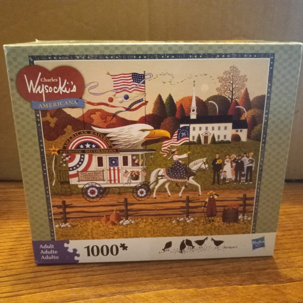Charles Wysocki Puzzle So Proudly We Hail 1000 pc Jigsaw Hasbro