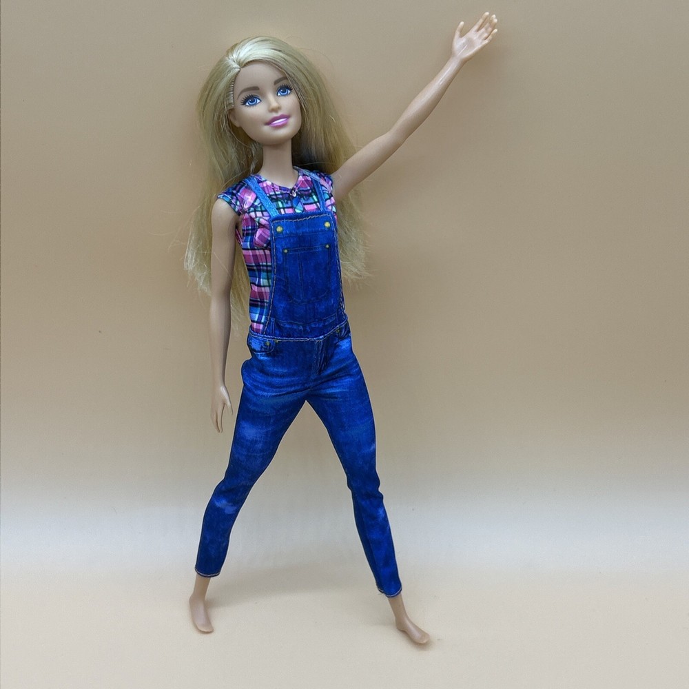 Barbie Careers Farmer Doll Wearing Overalls From Farmer & Tractor Playset EUC