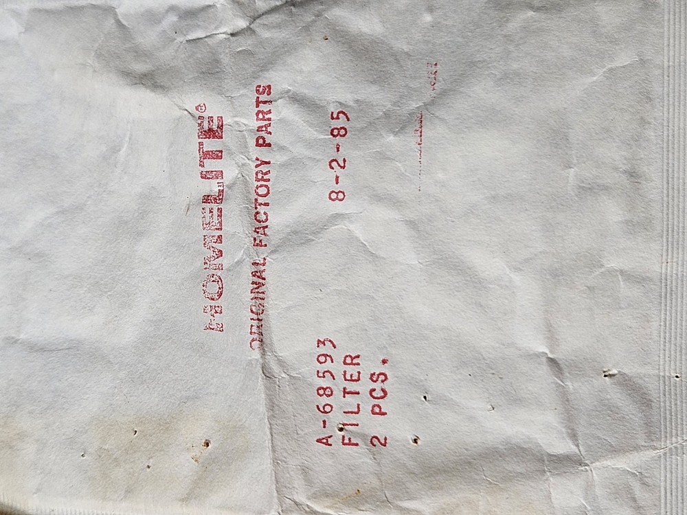 New Old Stock Homelite A-68593 Air Filter - Pack of 2