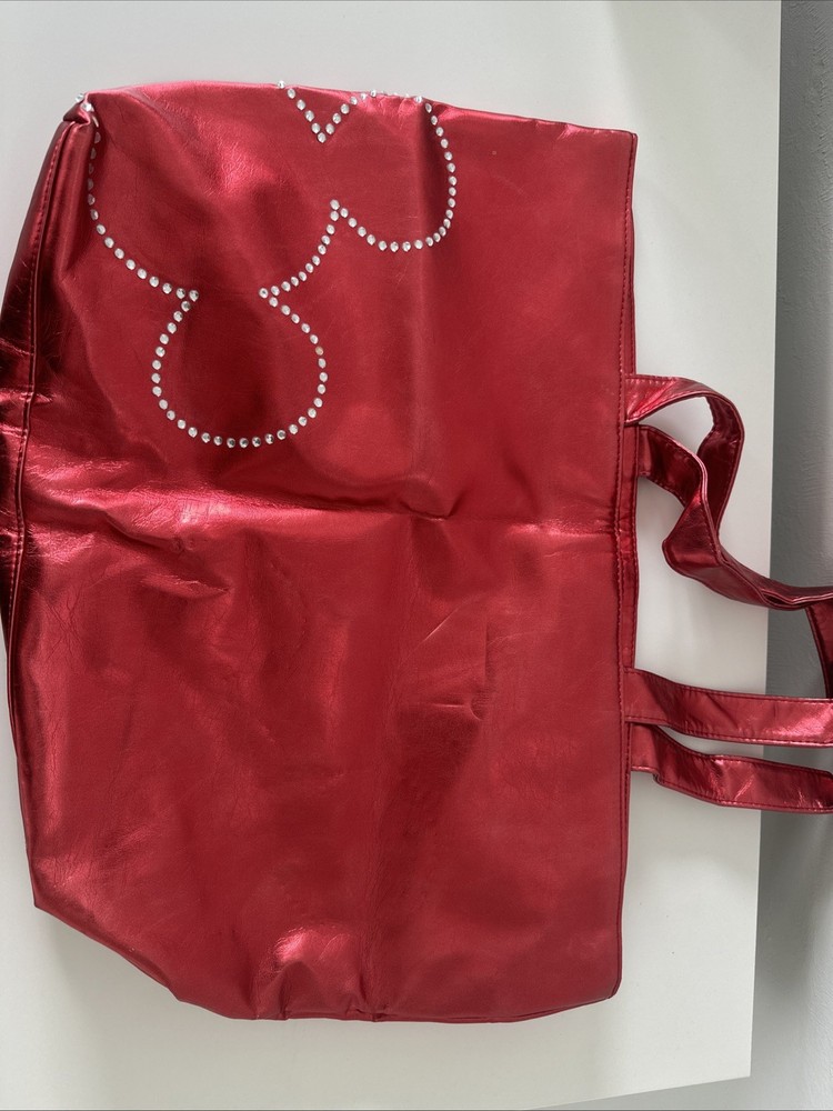 Red Mickey Mouse Disney World Tote Bag