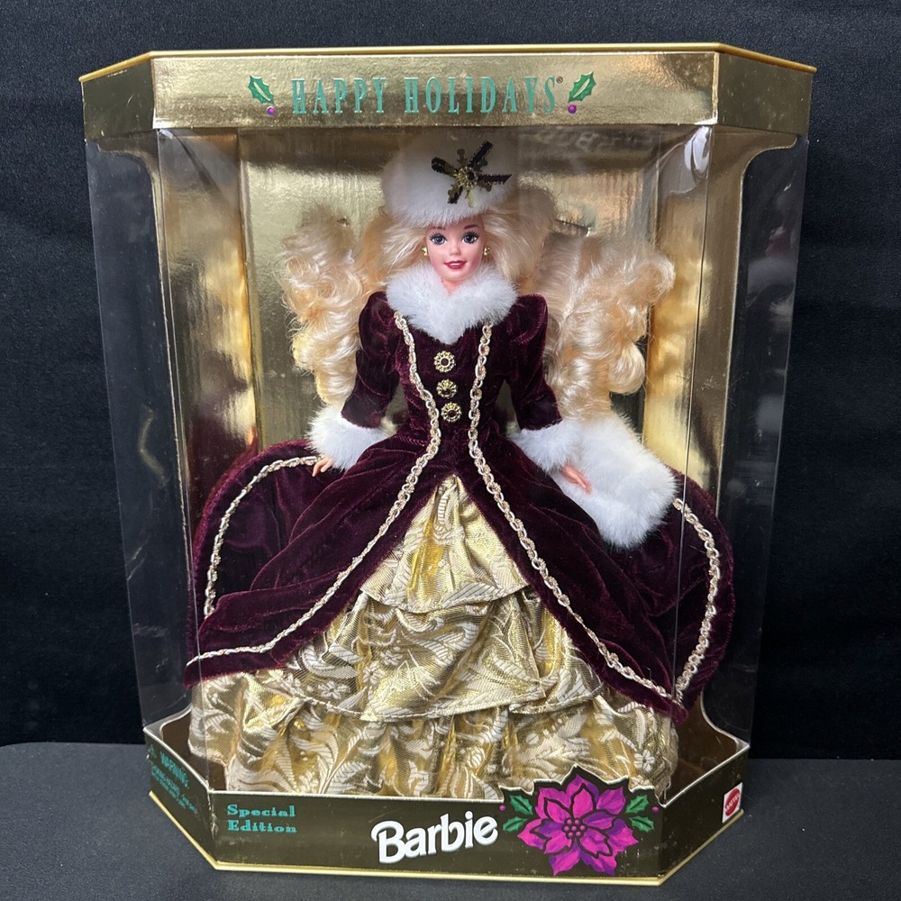 1996 Holiday Barbie Special Edition. Rare Purple Eyes!!!