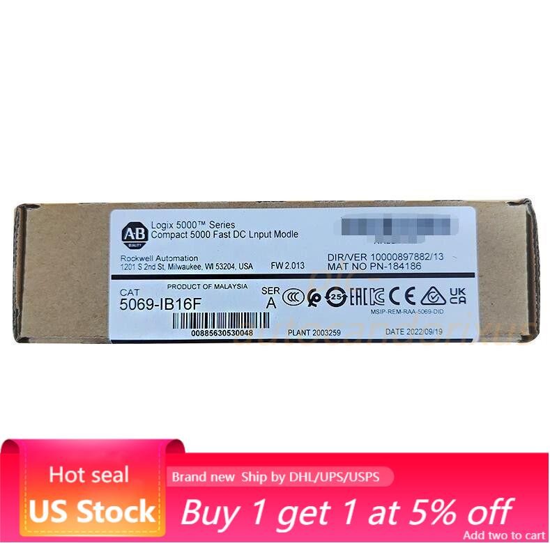 New AB 5069-IB16F SER A Compact I/O Input Module AB 5069IB16F Factory Sealed