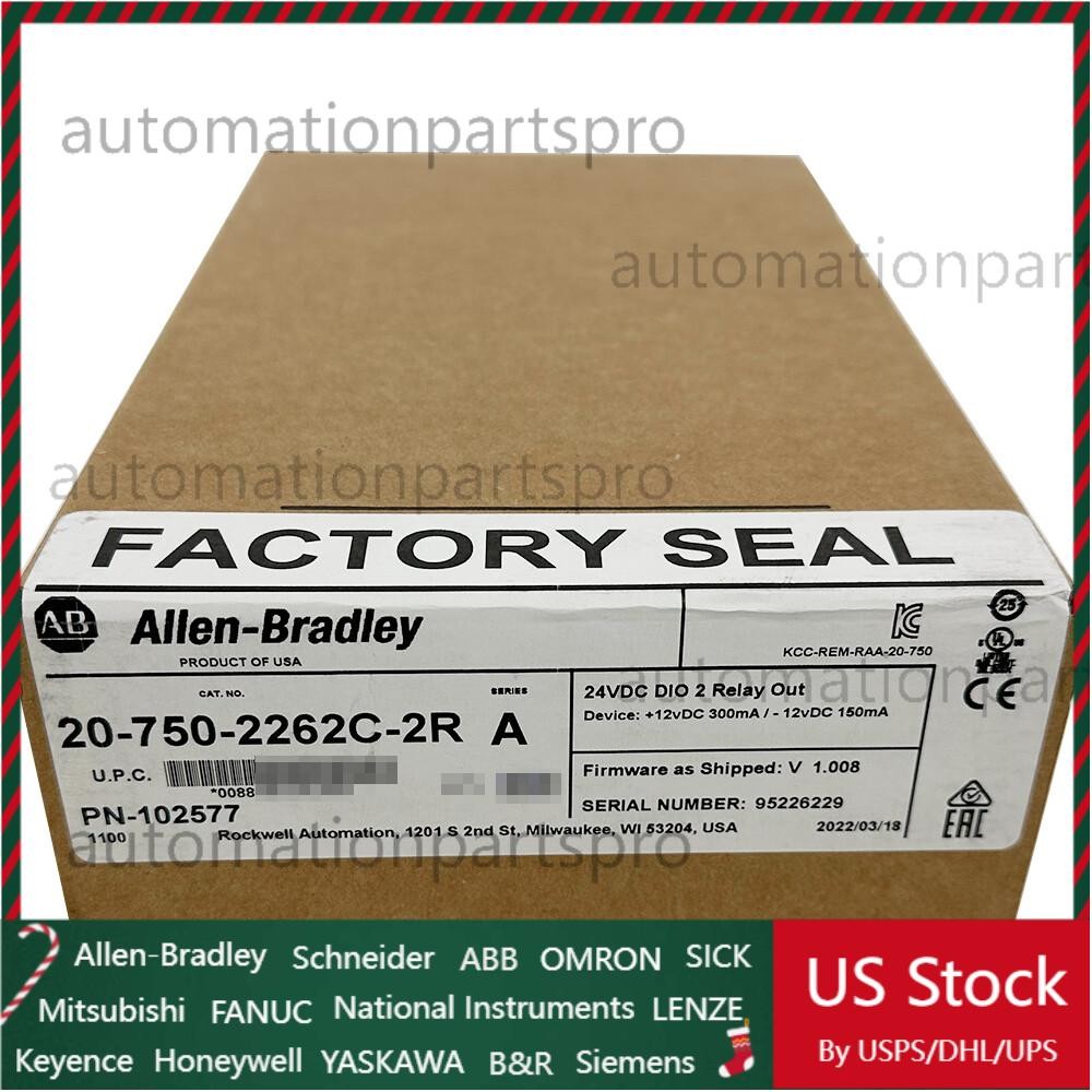 Allen-Bradley 20-750-2262C-2R PowerFlex 750 24V DC IO Option Module US Free Tax