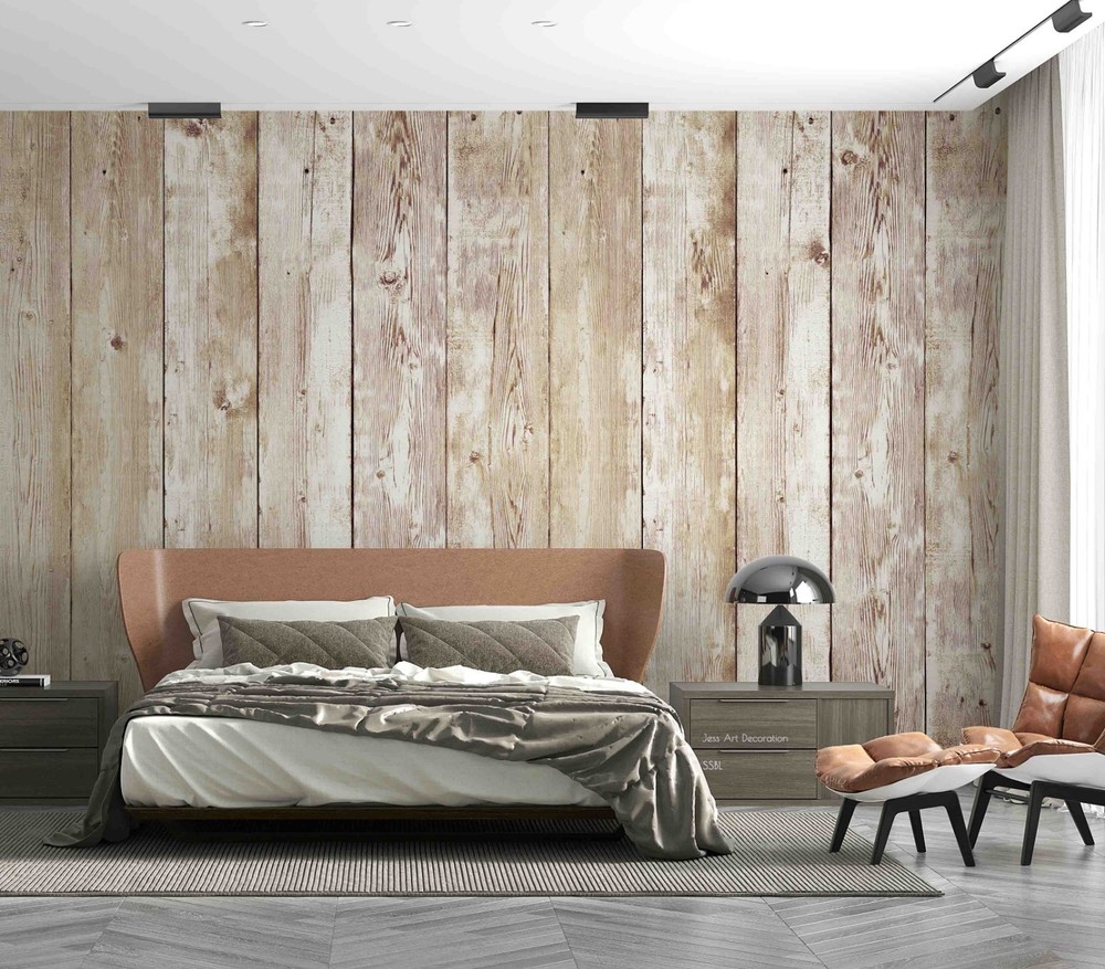 3D Wood Grain Wall Murals Wallpaper Murals Wall Sticker 17