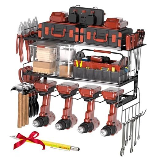 Modular Power Tool Organizer Wall – Perfect Gift for Men Dad Husband on Father’s Day