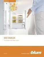 Blum Hardware Catalogs Hinges,slides,blumotion Etc...choose Yours Today (Metabox