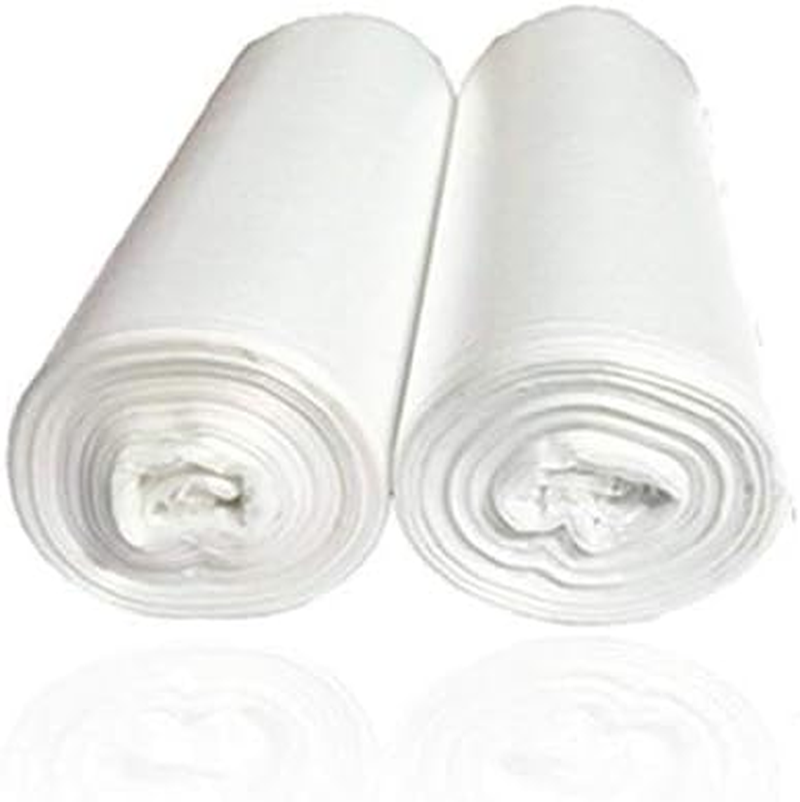 3 Gallon Small Clear Bathroom Trash Bags, Office Wastebasket Liners Garbage Bags