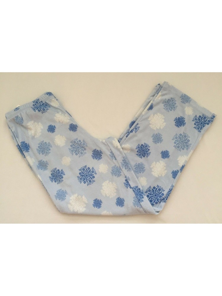 CHARTER CLUB Intimates Light Blue Polyester Everyday Pants Size: L