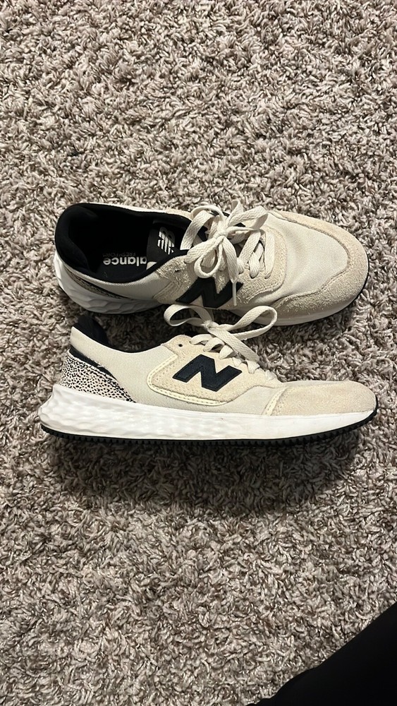 Size 6.5 - New Balance X-70 Cheetah Print - Turtle Dove W