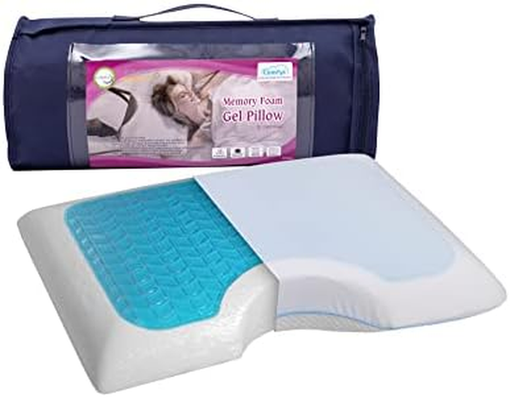 Cooling Memory Foam Pillow for Side Sleepers - Skin-Friendly Support  