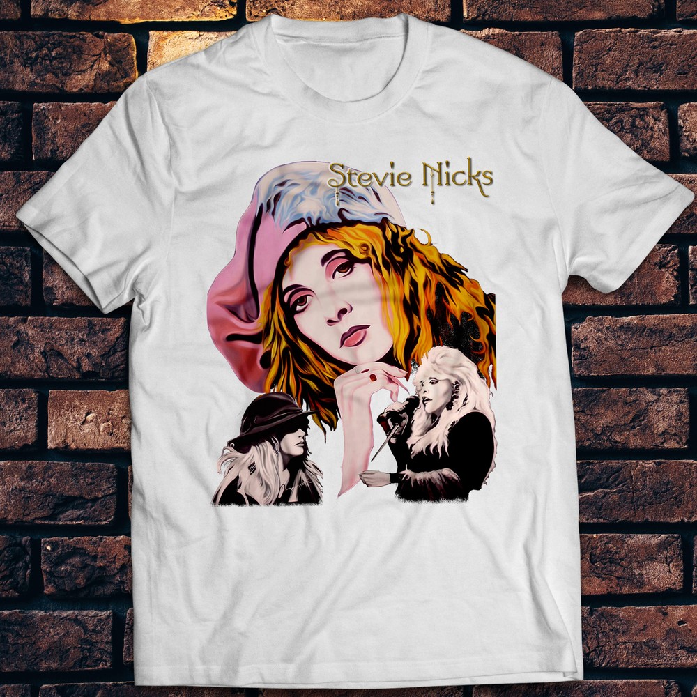 Rock Music Cotton Shirt Stevie Nicks Tee Rumours Buckingham Nicks Bella Donna