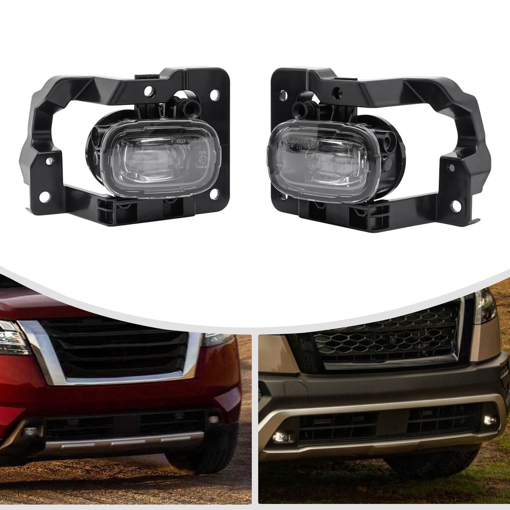 LED Fog Lights Front Lamps With Wiring Kits For 2023-2024 Nissan Pathfinde