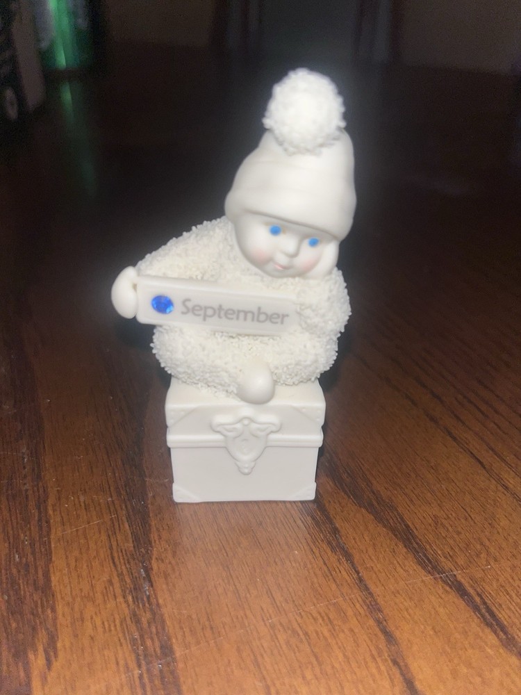 A Smile To Treasure, September Birthstone snowbabies dept 56 figurines