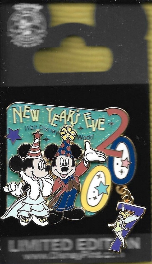 Disney World 2007 New Years Eve Official Trading Pin Limited Edition-image