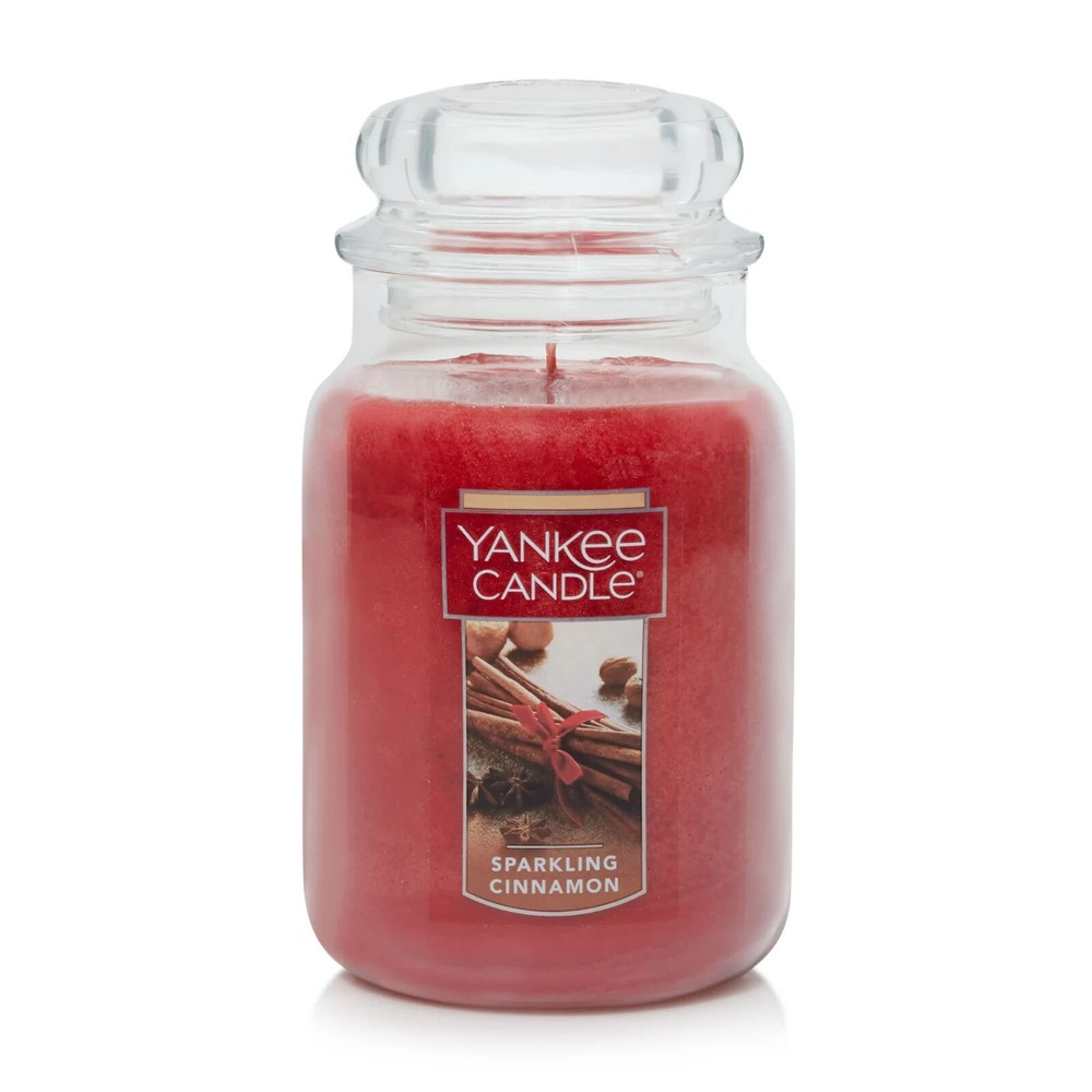 Yankee Candle Sparkling Cinnamon Large 22 oz Scented Jar Candle