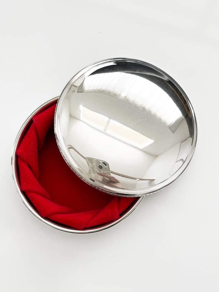 Tiffany-Inspired Trinket Box Jewelry Storage Case for Rings Earrings Necklaces