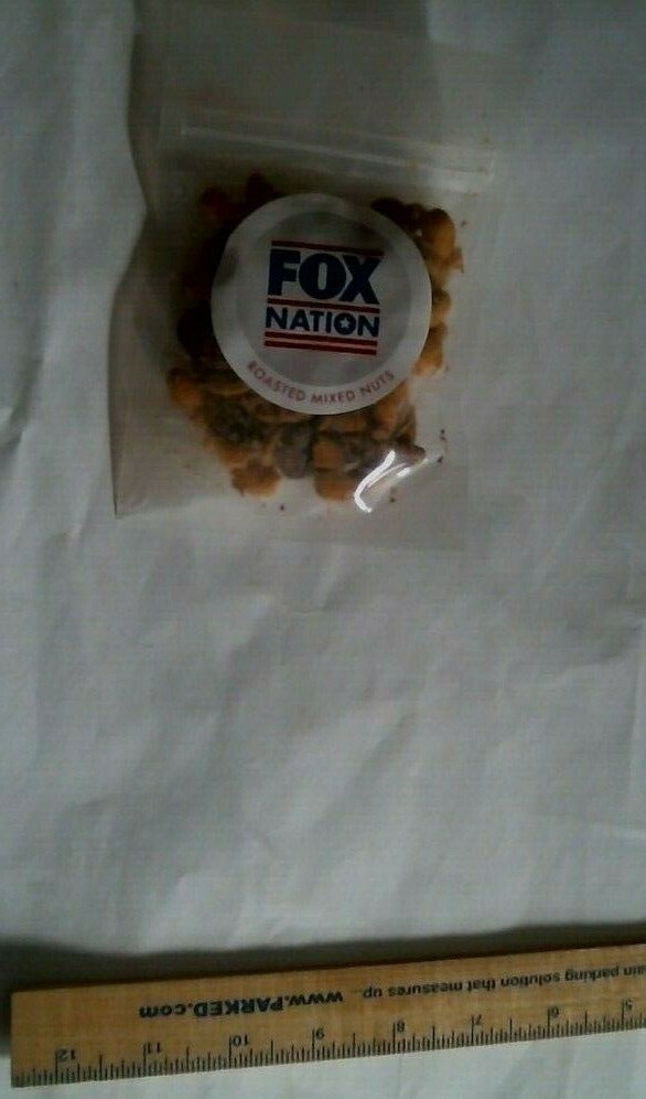 Rare Limited Fox Nation Sealed Roasted Mixed Nuts Pack Fox News Trump MAGA 2020