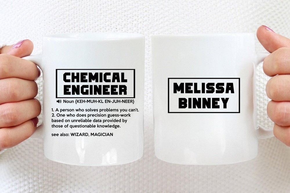 Funny Chemical Engineer Gift Mug For Men & Women Retirement Gift Thank You G