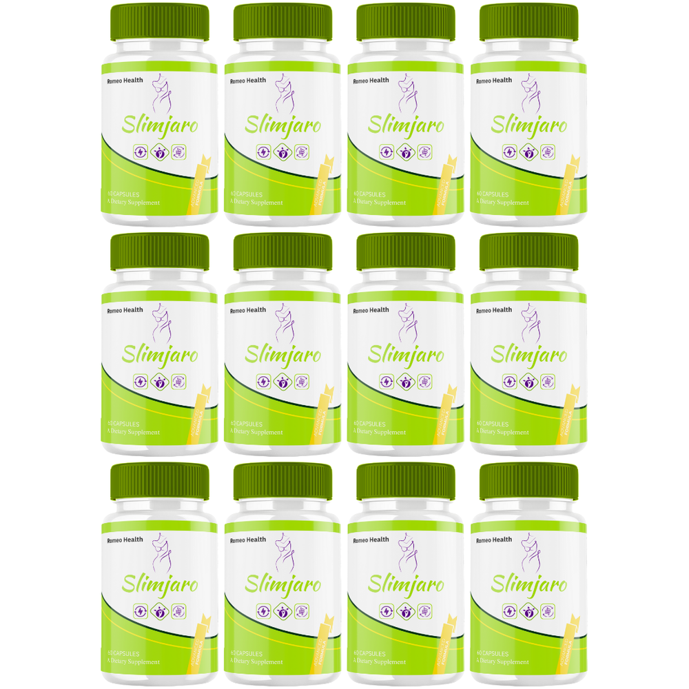 Slimjaro Advanced Formula Natural Weight Loss Support (12 Bottle)