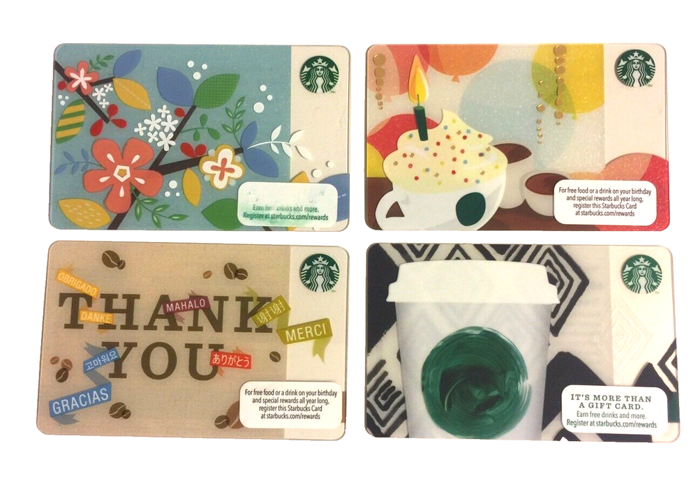 Starbucks Green Dot Spring Flower Birthday Thank U Gift Card No Value #103-image