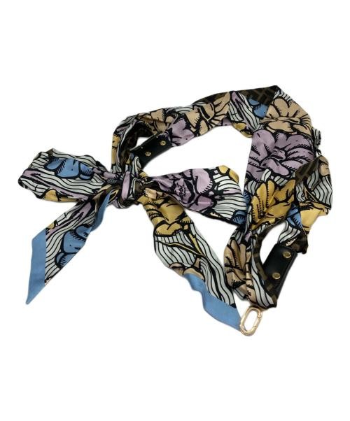 Floral Print Scarf-Style Crossbody Bag Strap  