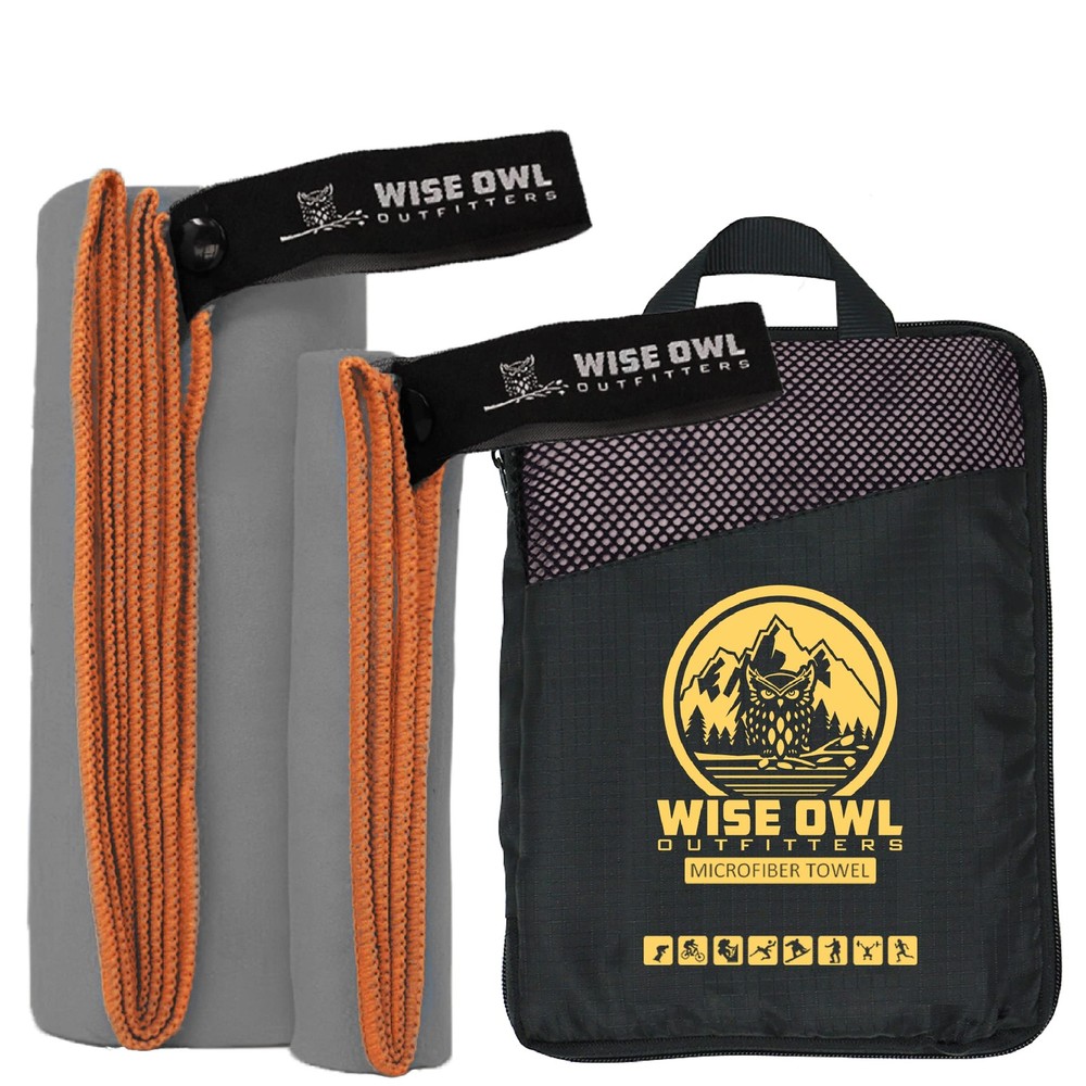 Microfiber Camping Towel 30x60 Quick Dry Ultra Soft Compact Includes Bonus Towel