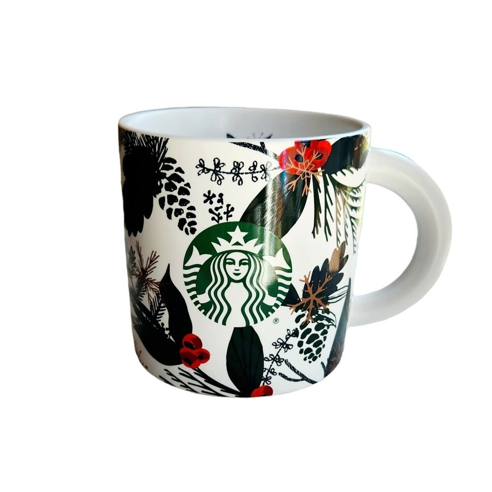 Starbucks 2021 Holiday Christmas Mug 12 oz Ceramic Cup