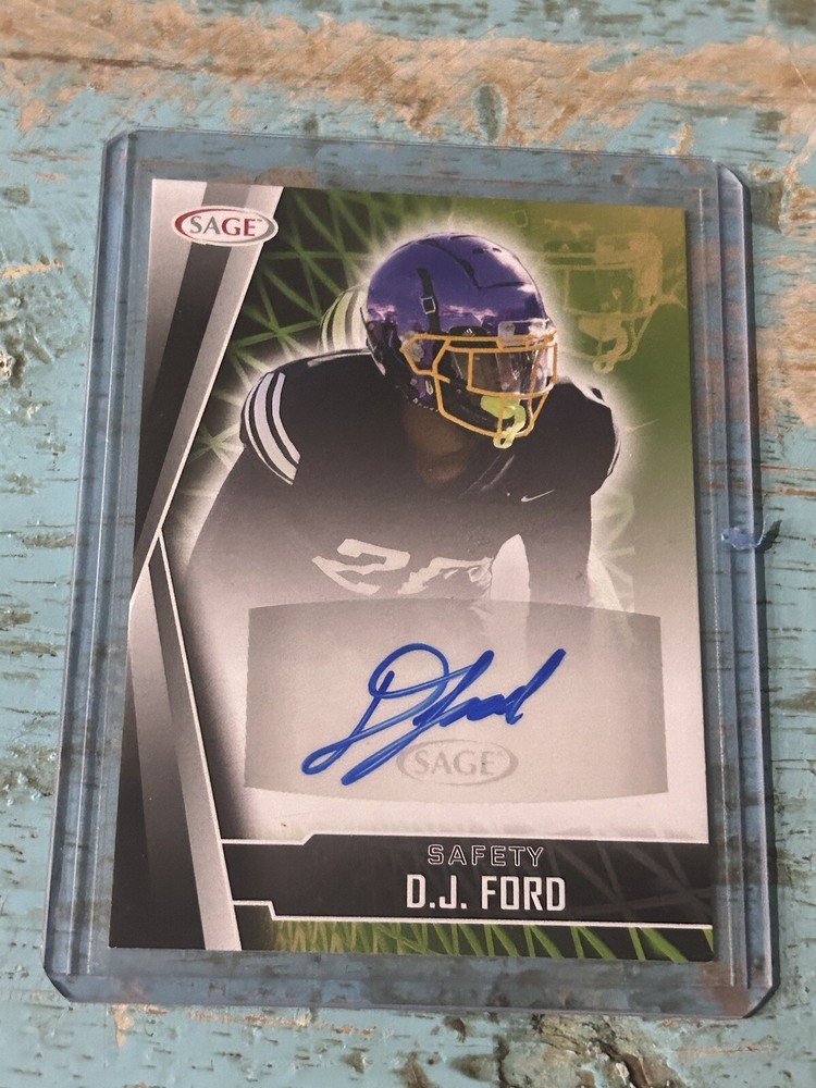 2022 SAGE High Series - Autographs Black #A-DJF D.J. Ford (AU, RC)