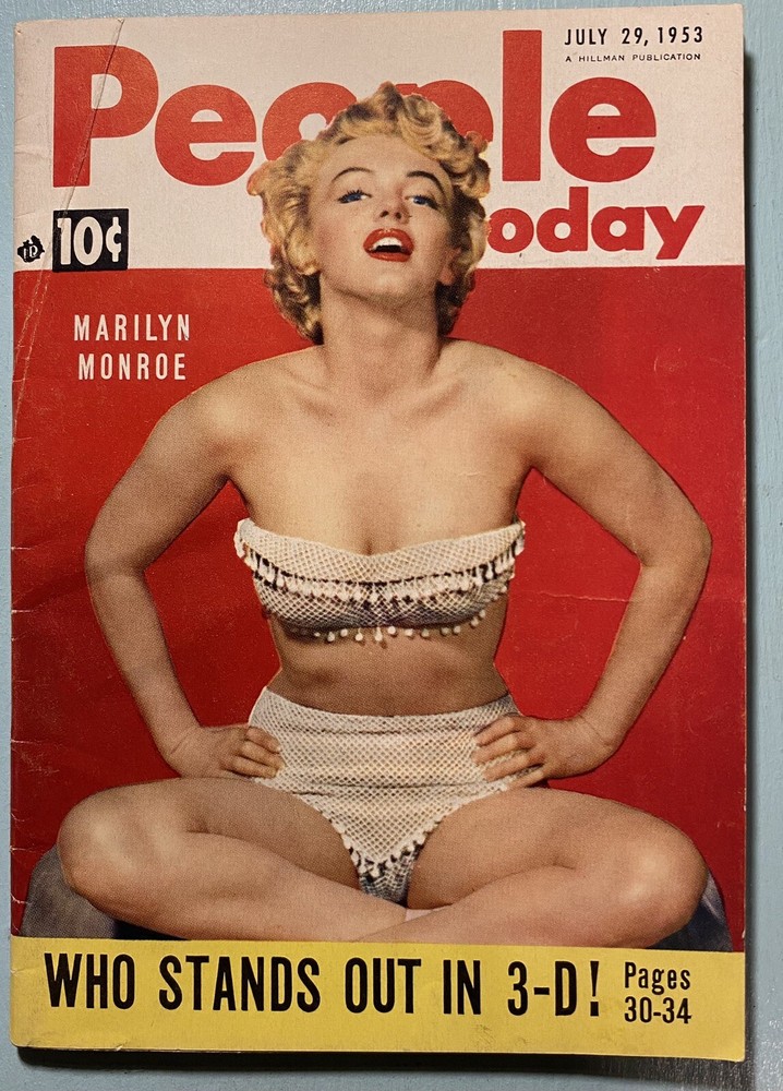 PEOPLE TODAY Magazine July 29, 1953 MARILYN MONROE Cover