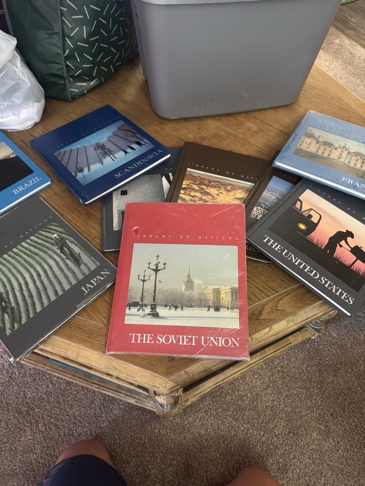 Lot Of 9 library of nations By Time Life Books