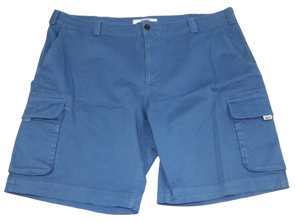 Tommy Hilfiger Mens Loose Cargo Shorts Sky Blue Size 44 Tag 42