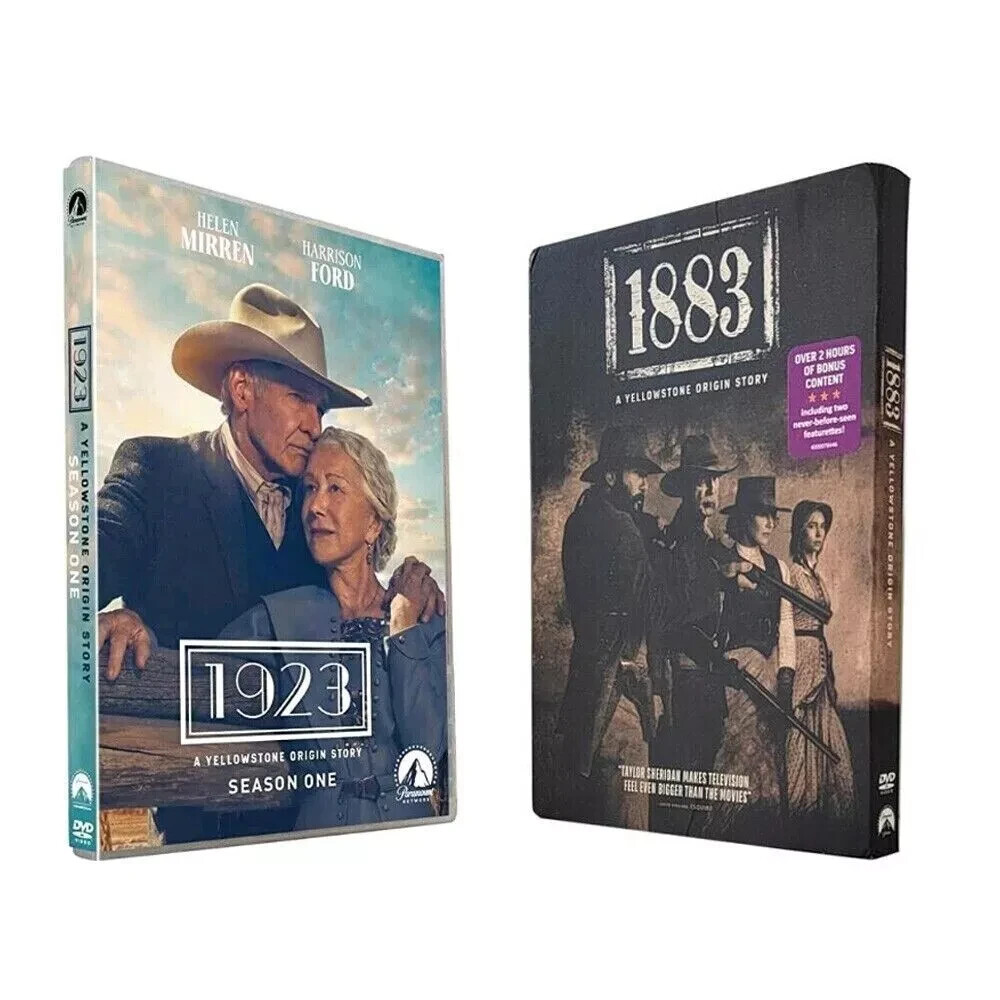 Yellowstone Origin Story 1883 + 1923 ( DVD 7-Disc Box Set ) Region 1!*