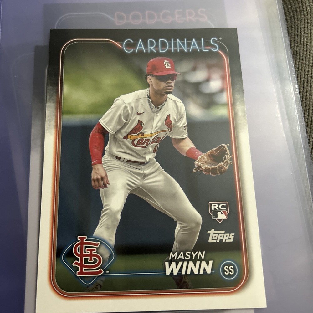 2024 Topps Oversized Companions Masyn Winn Rookie Card St Louis Cardinals