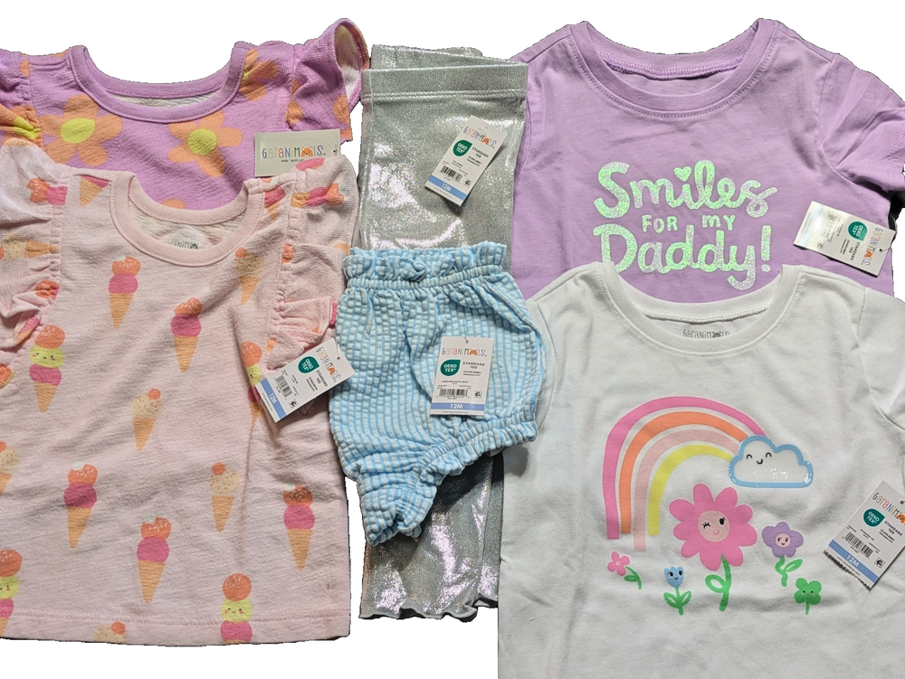 NWT Garanimals 6-Piece Baby Girl 